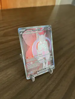 Pokemon TCG Team Rockets Mewtwo EX 213/182 Full Art Destined Rivals English - Image 4