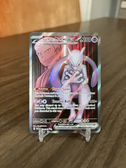 Pokemon TCG Team Rockets Mewtwo EX 213/182 Full Art Destined Rivals English - Image 5