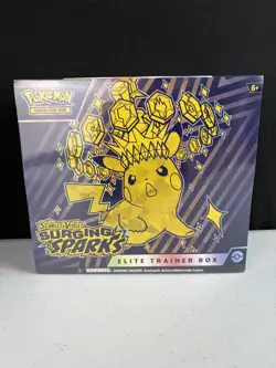 Pokemon TCG Scarlet & Violet Surging Sparks Elite Trainer Box New & Sealed - Image 1