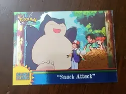 LP! HOLO Foil 2000 Topps Pokemon Series 3 OR11 Snack Attack Blue Label - Image 1