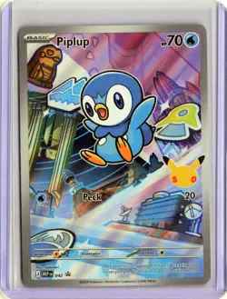 Piplup - 042 042 Holo Promo ME: Mega Evolution Promo Pokemon Near Mint - Image 1