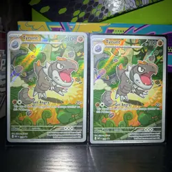 Pokemon TCG: Perfect Order 2x Tyrunt 070 Pokemon Center Stamped ETB Promo NM - Image 1