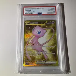 Mew ex 2023 Pokemon Scarlet Violet 151 #205 PSA 10 - Image 1