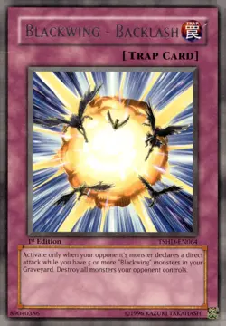 Yu-Gi-Oh! Blackwing - Backlash TSHD-EN064 Rare LP x1 - Image 1