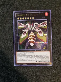 Yugioh! Number 28: Titanic Moth - DUSA-EN013 - 1st Edition - Ultra Rare LP - Image 1