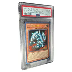 2023 Yu-Gi-Oh Blue-Eyes Toon Dragon 25th Anniversary PSA 8 NM-MT - Image 3