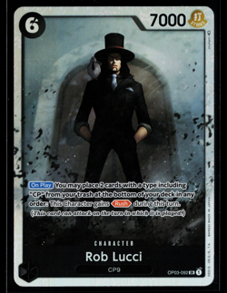 One Piece TCG English OP03-092 Rob Lucci SR Foil - Image 1