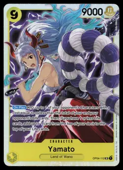 Yamato OP04-112 SR Foil One Piece Premium Booster -The Best- English NM - Image 1