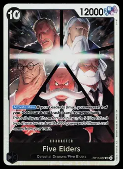 Five Elders OP13-082 SR One Piece TCG English-NM - Image 1