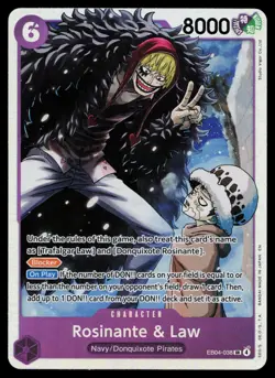 One Piece EB04-038 Rosinante & Law SR OP14 English - Image 1