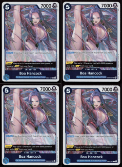 Boa Hancock Playset - EB04-027 x4 - The Azure Sea's Seven - One Piece TCG - Image 1