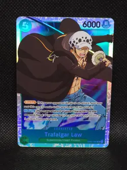 One Piece TCG English OP01-047 Trafalgar Law SR Foil - Image 1