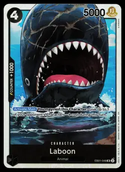 One Piece TCG The Best Vol. 2 PRB-02 - Laboon EB01-048 SR Reprint - English NM - Image 1