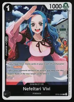 Nefeltari Vivi OP05-086 Rare Awakening of the New Era One Piece Foil Near Mint - Image 1