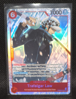 One Piece TCG - Trafalgar Law PRB02-002 SR One Piece the Best Vol. 2 English - Image 1