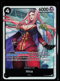 Hina ST19-004 One Piece Starter Deck 19: BLACK Smoker Super Rare Near Mint - Image 1