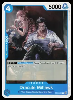 Dracule Mihawk (Tournament Pack Vol. 4) ST03-005 One Piece Promo - Image 1