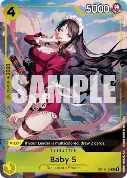 One Piece TCG: Premium Collection Vol 5 Baby 5 OP12-112 (Alt Art / Promo) - MINT - Image 3