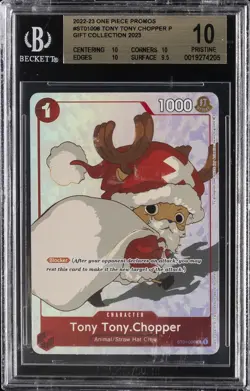 2022-23 ONE PIECE PROMOS GIFT COLLECTION 2023 TONY TONY CHOPPER P BGS 10 - Image 1