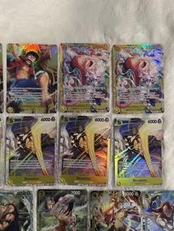 Borsalino (Alt Art) SR EB04-058 5x -LOT yellow 16x One Piece op15-119 Luffy SEC - Image 3