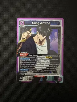 Solo Leveling Union Arena Sung Jinwoo (SR) UE17BT / SLG-1-021 - Image 1