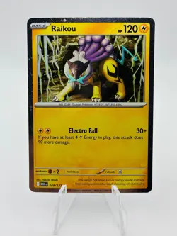 Raikou 048/132 Rare Mega Evolution Pokemon Reverse Holo Near Mint - Image 1