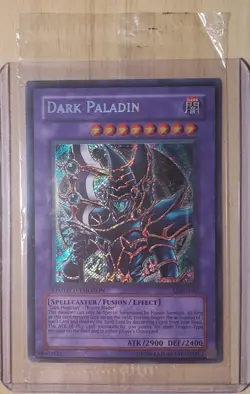 1996 Yu-Gi-Oh! Dark Paladin DMG-001 Secret Rare Foil Limited Ed. En [Sealed] - Image 2