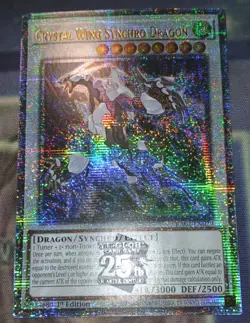 Crystal Wing Synchro Dragon - RA02 EN029 - Quarter Century Rare - Yugioh - Image 1