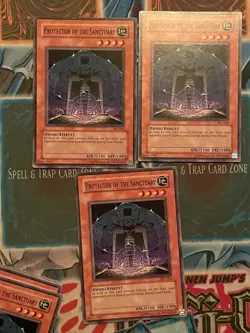 3x YuGiOh Protector Of The Sanctuary AST-065 LP - Image 1