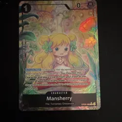 Bandai Mansherry OP05-088 R Alt Art Foil Rare Awakening One Piece CCG - Image 1