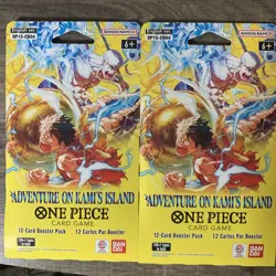 One Piece OP-15 Adventure On Kami’s Island Sleeved Booster Pack LOT OF 2 NEW - Image 1