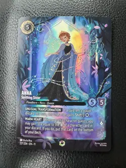 ANNA Soothing Sister ENCHANTED! Disney Lorcana WINTERSPELL 227/204 - Image 1