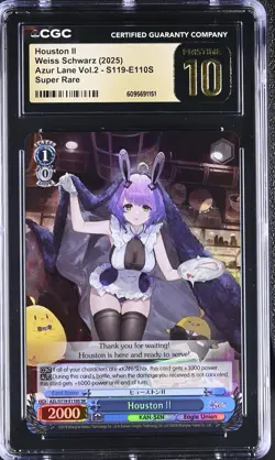 Weiss GRADED Houston II E110S Azur Lane 2 SR PRISTINE 10 CGC - Image 1
