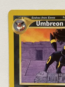 Umbreon 32/75 Rare Neo Discovery Pokemon Card MP - Image 2