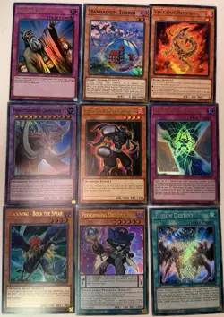Yu Gi Oh Lot Of 9 Cards - Image 1