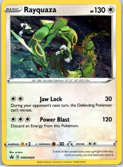 Rayquaza - Promo SWSH: Sword & Shield Promo Cards SWSH029 NM - Image 1