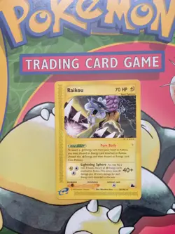 Raikou 28/144 Rare Skyridge Pokemon Card - Image 1