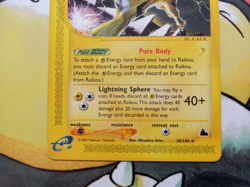 Raikou 28/144 Rare Skyridge Pokemon Card - Image 4