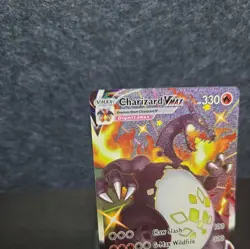 Charizard Vmax Shining Fates Holo Full Art Rare Card SV107/SV122 Pokemon NMT* - Image 2