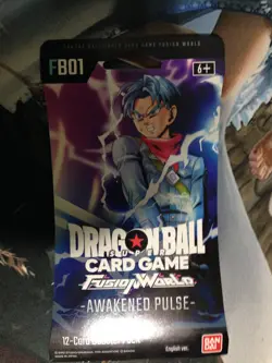 Dragon Ball Fusion World "Awakened Pulse" 12-Card Sealed Sleeved Booster X1 - Image 1
