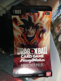Dragon Ball Fusion World "Awakened Pulse" 12-Card Sealed Sleeved Booster X1 - Image 1