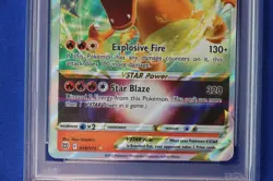 2022 Pokemon Sword & Shield CHARIZARD VSTAR Brilliant Stars #018 Card PSA 8 SWSH - Image 3