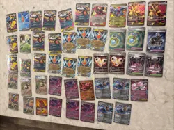 Pokemon TCG Lot Illustration Rare, Ex, Zacian Wooper Ambipom Oricorio Cards PFL - Image 1