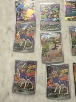 Pokemon TCG Lot Illustration Rare, Ex, Zacian Wooper Ambipom Oricorio Cards PFL - Image 2