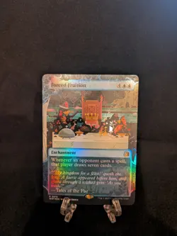 Forced Fruition Foil - Rare Enchantment - Wilds of Eldraine - The Gathering Card - Image 1