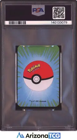 Pokemon 1999 Squirtle Green 3 Of Hearts Bicycle Pokemon Mini Playing Card PSA 10 - Image 2