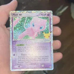 Mew ex 88/92 Legend Maker Ultra Rare Holo Pokemon TCG Card Psychic 90 HP Basic - Image 1