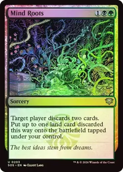 NM Foil Mind Roots, MTG, Secrets of Strixhaven, Magic the Gathering, 203 - Image 1