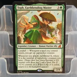 Magic: The Gathering Toph, Earthbending Master Green Mythic Legendary 145 Avatar - Image 1