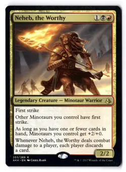 Neheb, The Worthy NM* Amonhet ENGLISH 203/269 mtg -UnltdCards - Image 1